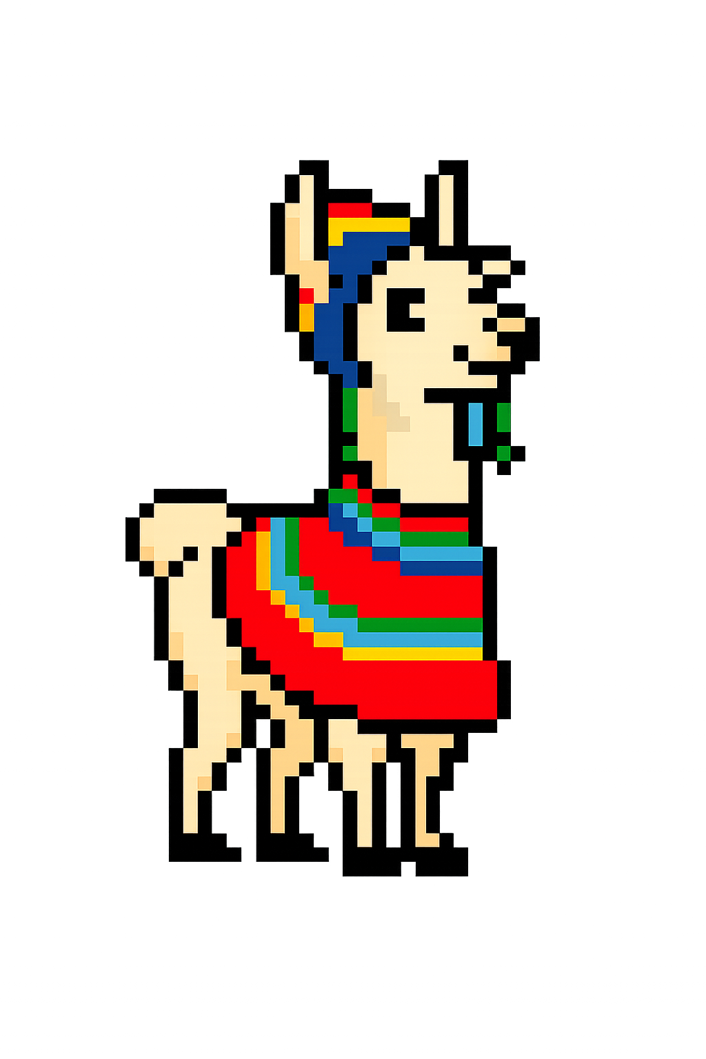 Pixel llama